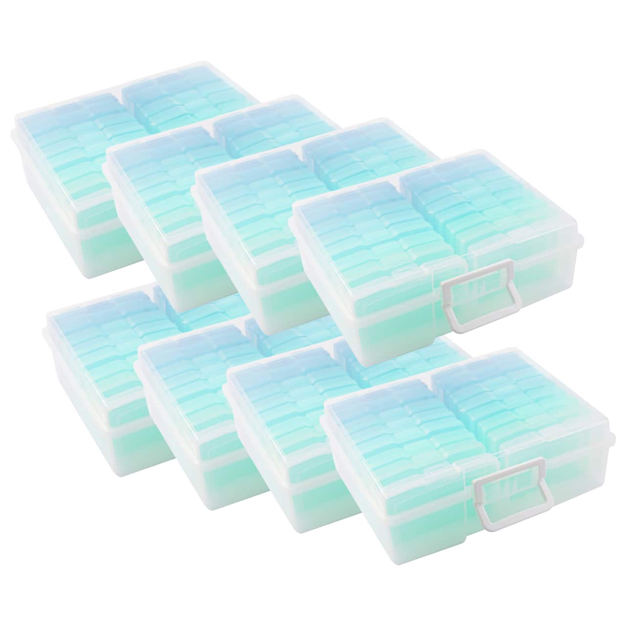 8 Pack: Blue Ombre Photo & Craft Keeper by Simply Tidy®